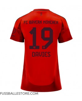 Günstige Bayern Munich Alphonso Davies #19 Heimtrikot Damen 2024-25 Kurzarm